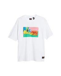 Levi's Dinosaur Skate Box Cotton Graphic Tee In Painted Rhino White At Nordstrom