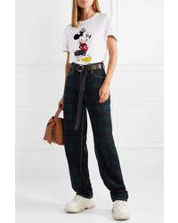 Rag & Bone Disney Oversized Printed Cotton Jersey T Shirt