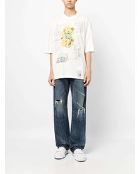 Maison Mihara Yasuhiro Distressed Finish Cotton T Shirt
