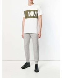Mr & Mrs Italy Distressed Logo Panel T Shirt