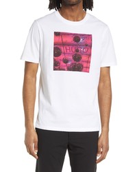BOSS Dlubbin Graphic Tee In White At Nordstrom