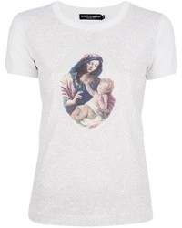 Dolce & Gabbana Ecclesiastical Printed T Shirt