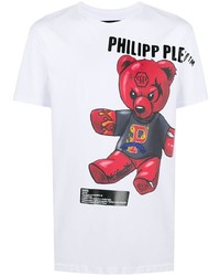 Philipp Plein Dollar Graphic Print T Shirt