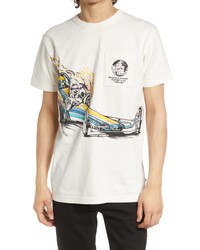 Icecream Dont Be A Drag Cotton Graphic Tee In Sheer Pink At Nordstrom
