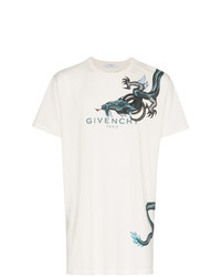 Givenchy Dragon White T Shirt