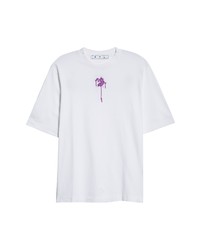 Off-White Dripped Logo Graphic Tee