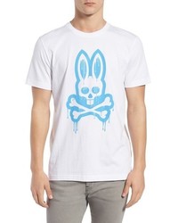 Psycho Bunny Drippy Bunny Graphic Crewneck T Shirt