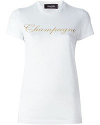Dsquared2 Champagne Print T Shirt