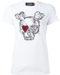 Dsquared2 Skull Print T Shirt