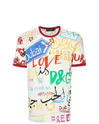 Dolce & Gabbana Dubai Graffiti Printed T Shirt