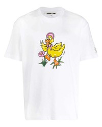 McQ Alexander McQueen Duck Print T Shirt