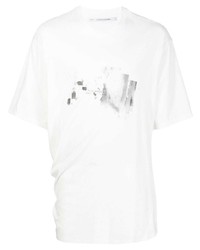 Julius Dusk Logo Print Cotton T Shirt