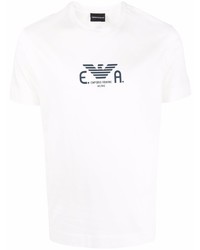 Emporio Armani Eagle Logo Print T Shirt