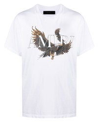 Amiri Eagle Print Cotton T Shirt