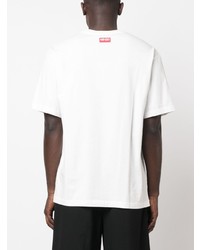 Kenzo Elephant Print Cotton T Shirt