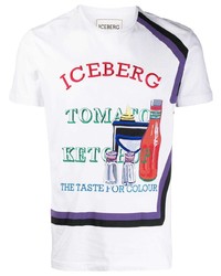 Iceberg Embroidered Crewneck T Shirt