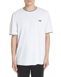 Ovadia & Sons Embroidered Leopard Pique T Shirt