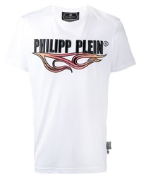 Philipp Plein Embroidered Logo T Shirt