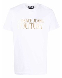 VERSACE JEANS COUTURE Embroidered Logo T Shirt
