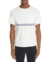 Remi Relief Embroidered Stripe T Shirt