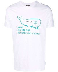 Save The Duck Emo Whale Print T Shirt