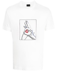 Emporio Armani Emoji Freedom Print T Shirt