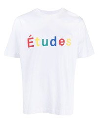 Études Etudes Wonder Multico Etudes White T Shirt