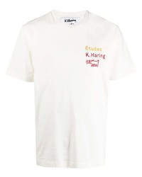 Études Etudes X Keith Haring Logo Print T Shirt
