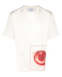 Ferragamo Eye Print Cotton T Shirt