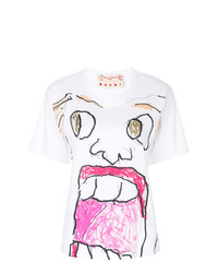 Marni Face Print T Shirt