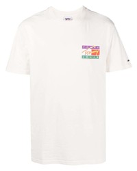 Tommy Jeans Faded Effect Logo Print T Shirt