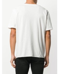 Saint Laurent Faded Print T Shirt