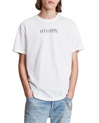 AllSaints Fadeout Graphic Tee In Optic White At Nordstrom