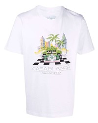 Casablanca Finish Line Print T Shirt