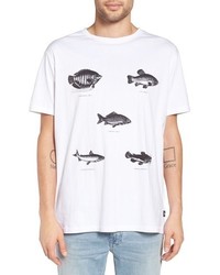 Barney Cools Fish Graphic T Shirt