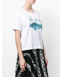 Antonia Zander Fish Print T Shirt