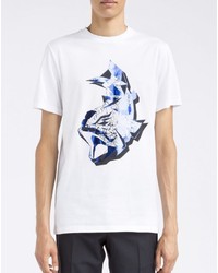 Lanvin Fish Raid Print Slim Fit T Shirt