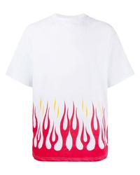 Omc Flame Print T Shirt