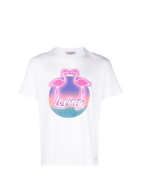 Valentino Flamingos Print T Shirt