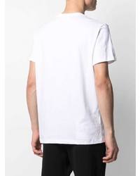 Balmain Flocked Logo T Shirt