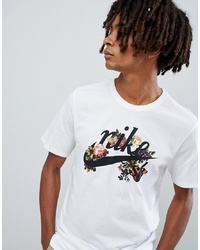 Nike SB Floral Logo T Shirt In White 923431 100