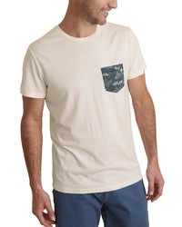 Marine Layer Floral Pocket T Shirt
