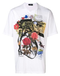 DSQUARED2 Floral Print T Shirt