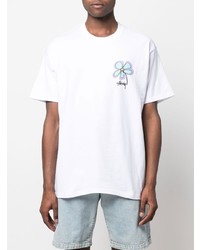 Stussy Flower Cotton T Shirt