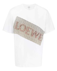 Loewe Flower Logo Patch T Shirt