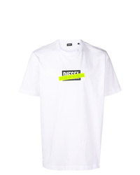 Diesel Fluorescent Print T Shirt