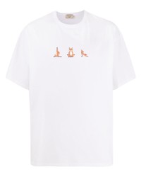 MAISON KITSUNÉ Fox Print T Shirt