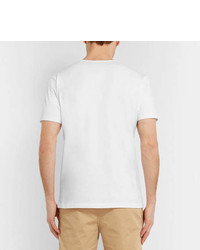 Frescobol Carioca Slim Fit Printed Cotton Jersey T Shirt