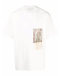Song For The Mute Fringe Trimmed T Shirt