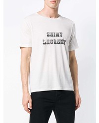 Saint Laurent Front Logo T Shirt